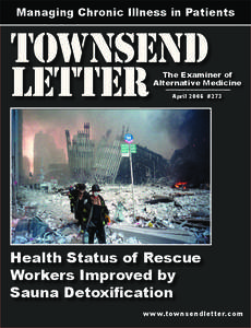 Managing Chronic Illness in Patients  townsend letter  The Examiner of