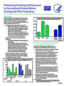 Preventing Smoking and Exposure to Secondhand Smoke Before, During, and After Pregnancy