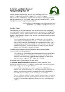 Microsoft Word - VLC Policy Briefing Note 14 Nov 2013