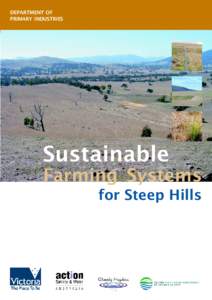 DEPARTMENT OF PRIMARY INDUSTRIES Sustainable  Farming Systems