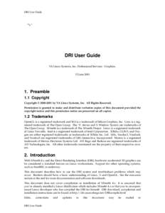 DRI User Guide  ’’%’
