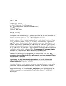 Microsoft Word - McClung cover letter[removed]FINAL.doc