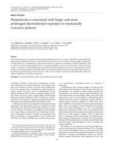 Psychophysiology, [removed]), 823–826. Blackwell Publishing Inc. Printed in the USA. Copyright r 2007 Society for Psychophysiological Research DOI: [removed]j[removed]00551.x