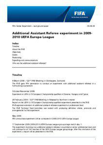 FIFA Media Department – background paper[removed]