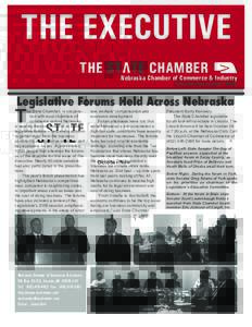 THE EXECUTIVE THE STATE CHAMBER Nebraska Chamber of Commerce & Industry October/November 2009