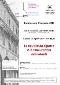 Fondazione Scuola Forense Alto Tirreno Ordini degli Avvocati Pisa Livorno Lucca