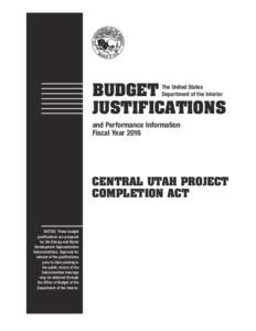 Environmental mitigation / United States / United States Bureau of Reclamation / Utah / Water Resources Development Act / Central Utah Project Completion Act / Engineering / Central Utah Project