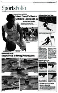 www.amherstcitizen.com • JANUARY 28, 2014 •  THE AMHERST CITIZEN • 15 SportsFolio Souhegan High School Boys Basketball