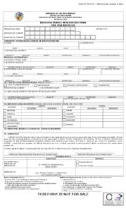 BPLD-AF-01-B Rev 7 Effective Date: October 9, 2013  REPUBLIC OF THE PHILIPPINES OFFICE OF THE MAYOR BUSINESS PERMIT AND LICENSING DIVISION ANGELES CITY