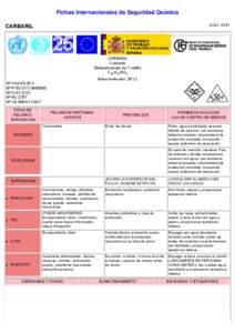 Nº CAS[removed]International Chemical Safety Cards (WHO/IPCS/ILO)