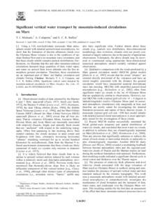 Click Here GEOPHYSICAL RESEARCH LETTERS, VOL. 33, L16201, doi:2006GL026562, 2006  for