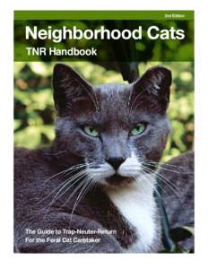 The Neighborhood Cats TNR Handbook