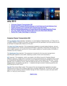 Microsoft Word -  Washington Watch - July 2012