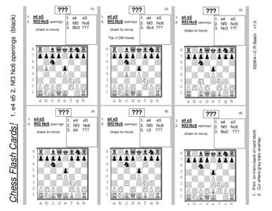 Scotch Game / Italian Game / Ponziani Opening / Checkmates in the opening / Steinitz Variation / Chess openings / Chess / Open Game