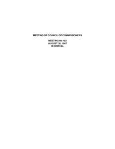 MEETING OF COUNCIL OF COMMISSIONERS MEETING No 183 AUGUST 28, 1987 IN DORVAL  MINUTES OF THE COUNCIL OF COMMISSIONERS OF THE KATIVIK SCHOOL BOARD