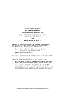 No. S146, Friday 21August1992 ACT PLANNING AUTHORITY VARIATIONS TO THE TERRITORY PLAN KAMBAH SECTION 346 PART BLOCKS 18 AND 19 SECTION 353 PART BLOCK 8 AND