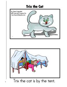 Trix the Cat By Elaine Engerdahl ©EE Learning Company Inc. http://www.kinderplans.com  1