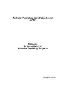 Psychologist / Mind / Psychology / Australian Psychology Accreditation Council / Australian Psychological Society