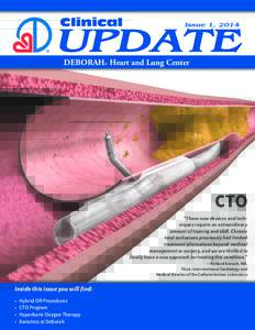 UPDATE Clinical Issue 1, 2014  DEBORAH Heart and Lung Center