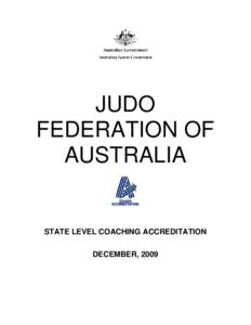 Microsoft Word - Judo State level coaching accreditation program final March 2010