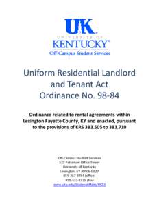 Microsoft Word - Uniform Residential Landlord and Tenant Act