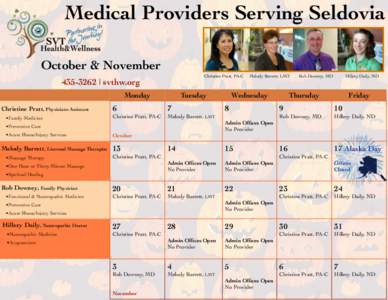 ! ! !  Medical Providers Serving Seldovia