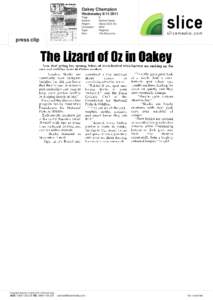 Oakey Champion WednesdayPage: Section: Region: Circulation: