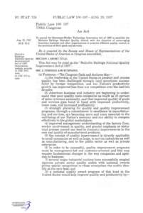 Technology / Malcolm Baldrige National Quality Award / Total Quality Management / Malcolm Baldrige / Baldrige / National Institute of Standards and Technology / Malcolm Baldrige /  Jr. / Quality management system / Business / Quality / Management