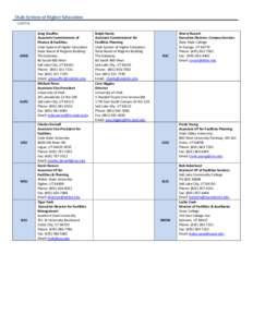 Utah System of Higher Education UAPPA USHE  UofU