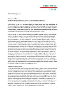    Medienmitteilung	
  (3	
  Seiten)	
     	
   Ruderzentrum	
  Rotsee	
  