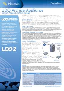 udo archive appliance datasheet v4b.qxp