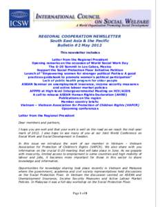 Association of Southeast Asian Nations / Ageing / Social protection floor / ASEAN Human Rights Declaration / Population ageing / Social security