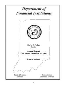 Department of Financial Institutions Charles W. Phillips Director