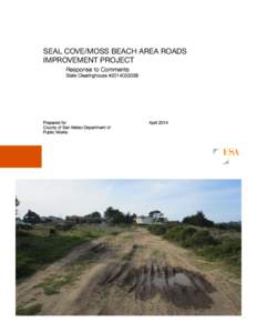 Seal Cove/Moss Beach Area Roads Response to Comments