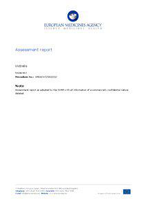 Assessment report  Victrelis