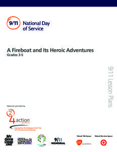 A Fireboat and Its Heroic Adventures Grades[removed]Lesson Plans  Materials provided by: