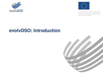 evolvDSO: Introduction  Meeting Agenda -