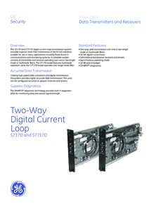 GE Security Fiber Optic Data Transmitters and Receivers