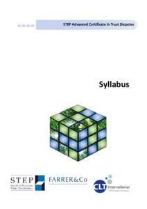 Microsoft Word - Syllabus - Trust Disputes (LS) 2