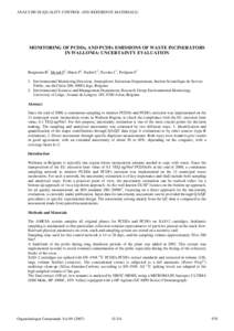 FIVE YEARS OF CONTINUOUS SAMPLING TO MONITOR PCDDs AND PCDFs EMISSIONS OF WASTE INCINERATORS IN WALLOON REGION OF BELGIUM