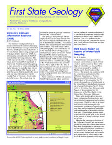 Vol. 26, No. 1 • Winter[removed]Delaware Geologic Information Resource (DGIR)
