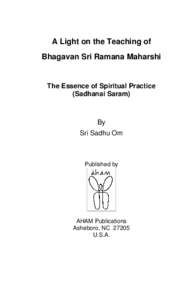 Sadhanai Saram (The Essence of Spiritual Practice)