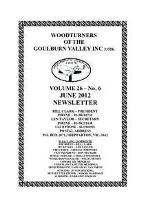 WOODTURNERS OF THE GOULBURN VALLEY INC 3352K VOLUME 26 – No. 6