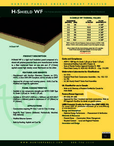 Heat transfer / Thermal protection / Architecture / Building engineering / Building insulation materials / R-value / Polyisocyanurate / Roof / Building insulation / Mechanical engineering / Chemical engineering / Insulators