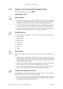 MORELAND PLANNING SCHEME[removed]C66  SCHEDULE 10 TO THE DESIGN AND DEVELOPMENT OVERLAY