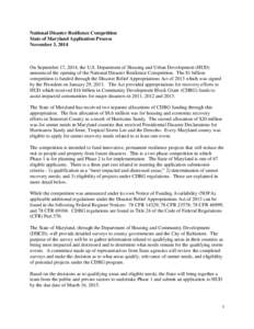 Poverty / Federal assistance in the United States / Emergency management / Community Development Block Grant / HOME Investment Partnerships Program / Federal Emergency Management Agency / Section 8 / Disaster recovery / Public housing / Affordable housing / United States Department of Housing and Urban Development / Housing