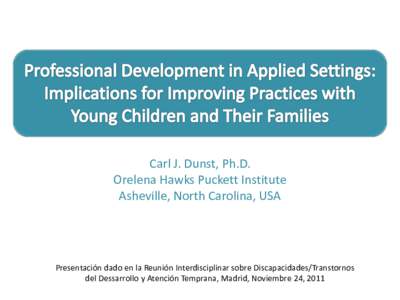 Science / Knowledge / Evaluation / Attachment-based therapy / Response to intervention / Child development / Early childhood intervention / Evidence-based practice