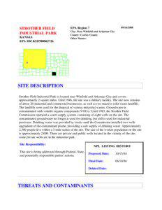 Aquifers / Soil contamination / Water pollution / Hydrology / Environmental science / Trichloroethylene / Groundwater / Superfund / Strother Field / Water / Environment / Pollution