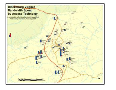 Blacksburg Virginia Bandwidth Speed by Access Technolgy Cable