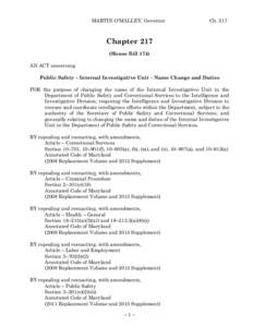 2014 Regular Session  - House Bill 174 Chapter